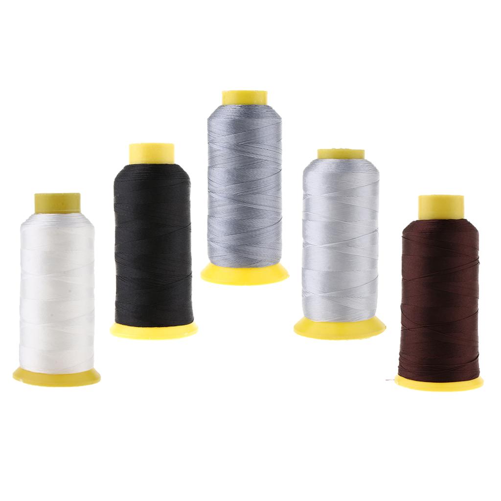 5pcs 900m Strong 210D/3 Bonded Nylon Sewing Thread for DIY Leather Crafts