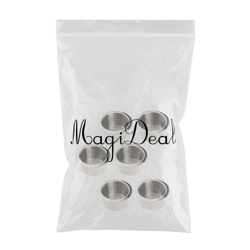 6 Stainless Steel Cup Drink Holder Polished for Marine Car Truck Camper RV