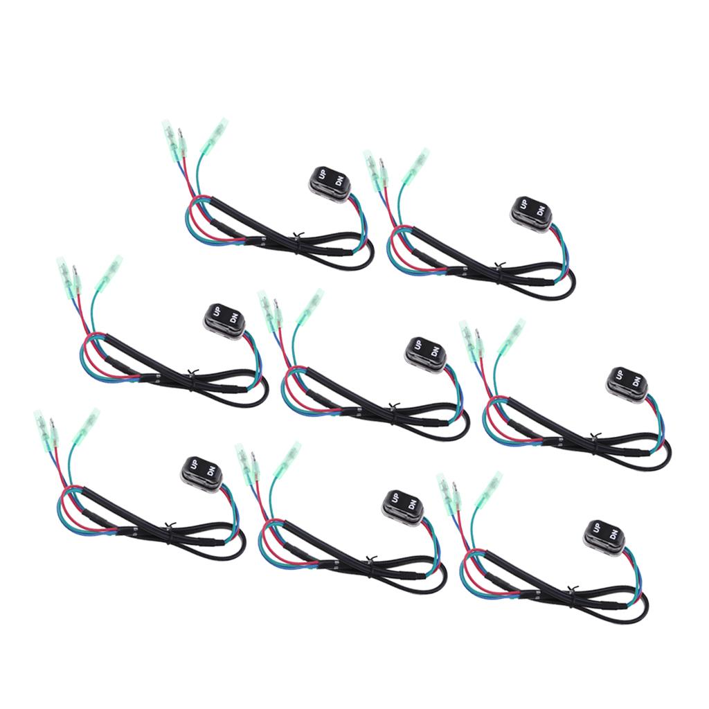 8pcs TRIM & TILT Switch A 703-82563-02-00 703-82563-01 for Yamaha Outboard