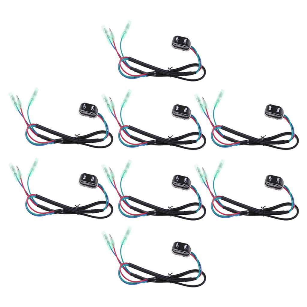 8pcs TRIM & TILT Switch A 703-82563-02-00 703-82563-01 for Yamaha Outboard