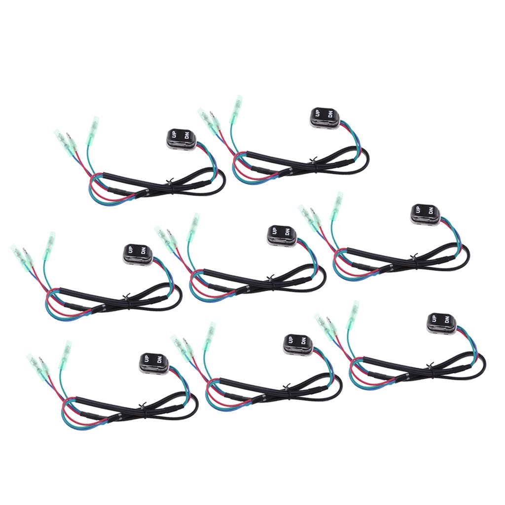 8pcs TRIM & TILT Switch A 703-82563-02-00 703-82563-01 for Yamaha Outboard