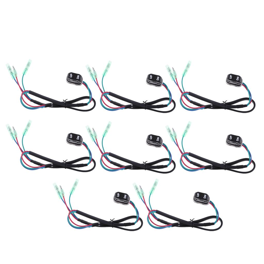 8pcs TRIM & TILT Switch A 703-82563-02-00 703-82563-01 for Yamaha Outboard