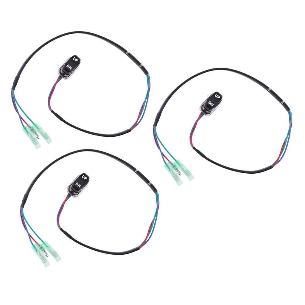 3pcs TRIM & TILT Switch A 703-82563-02-00 703-82563-01 for Yamaha Outboard