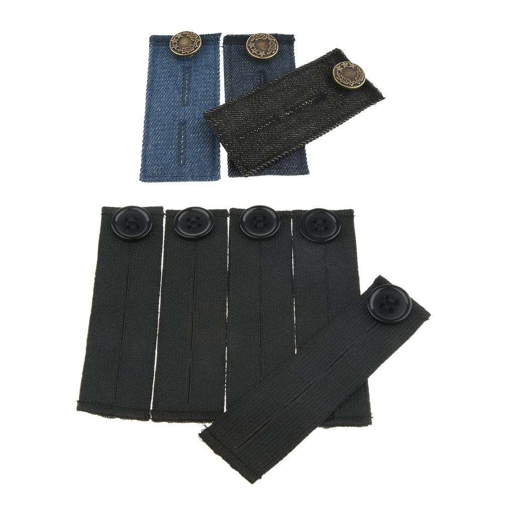 8x Jeans Denim Pants Waist Extender Adjustable Trouser Button Extender