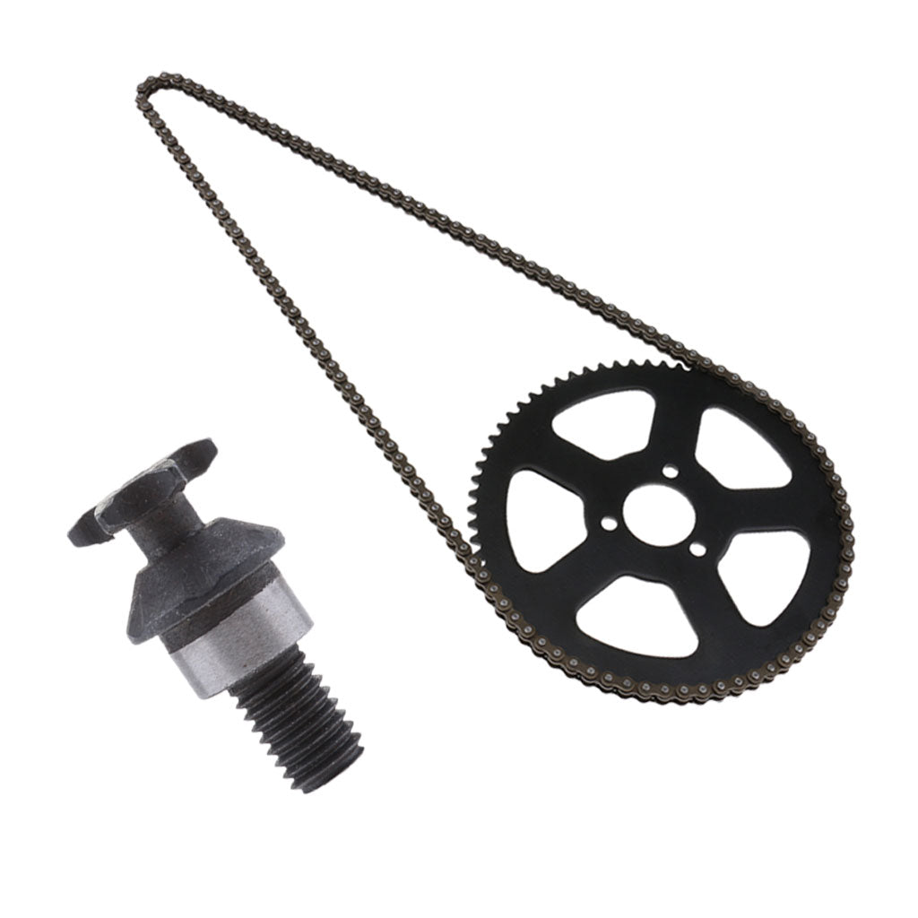 49cc T8F 6T Front Sprocket Pinion + 68 Links Chain 68T Rear Sprocket