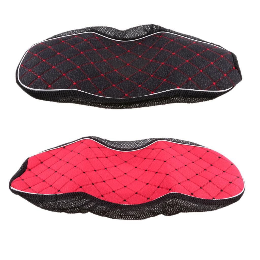 2pcs Motorcycle Electric Car Scooter Waterproof Seat Cushion Cover M, L