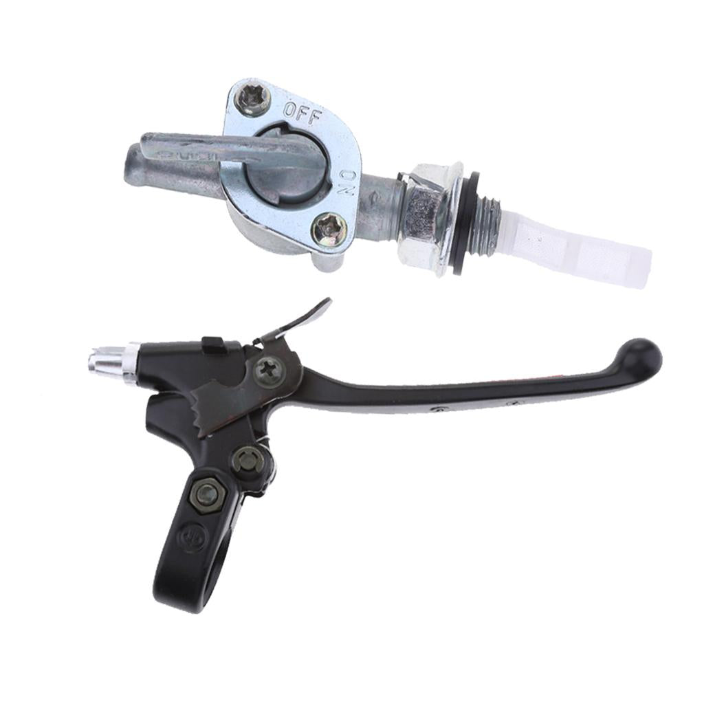 Clutch Lever + Fuel Valve Petcock Switch for 66cc 80cc Motorized Bicycle
