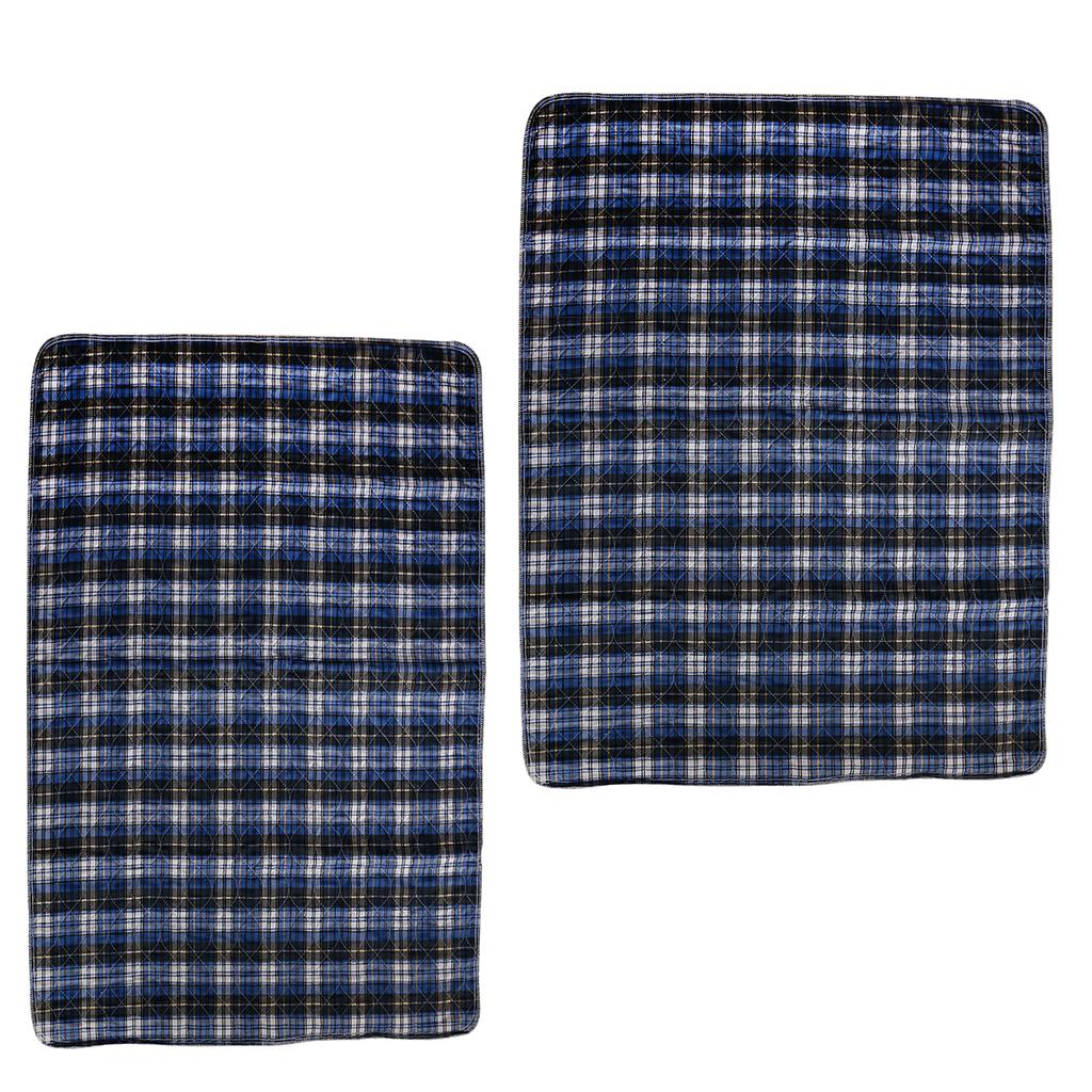 2x Washable Reusable Underpads Incontinence Pad Absorbent Menstrual Pads