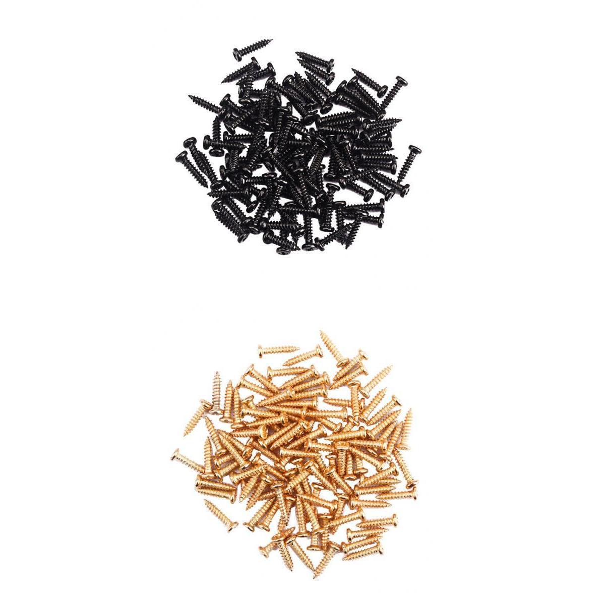 200 Pieces Tuning Peg Tuner Mounting Screws for Guitar Bass
