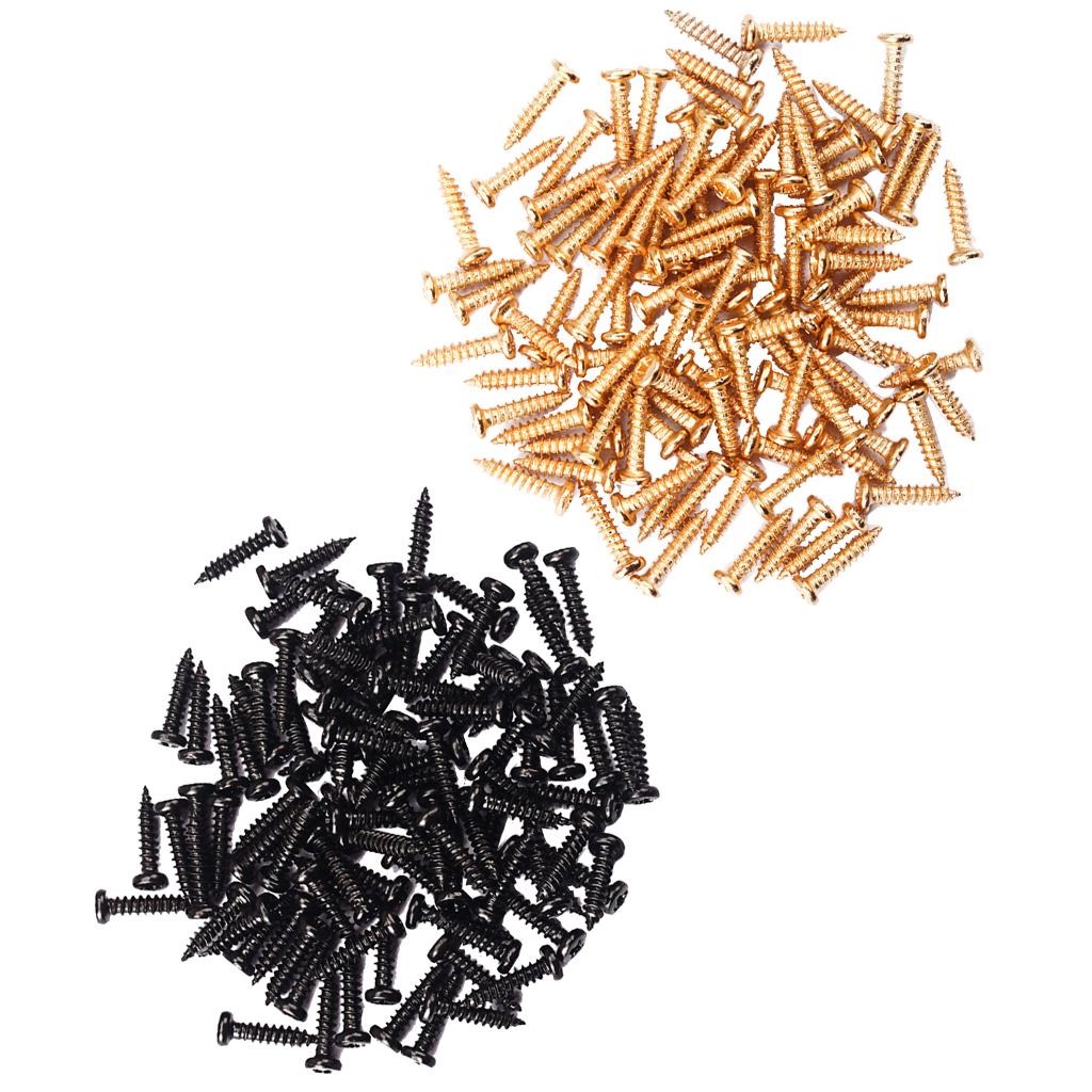 200 Pieces Tuning Peg Tuner Mounting Screws for Guitar Bass