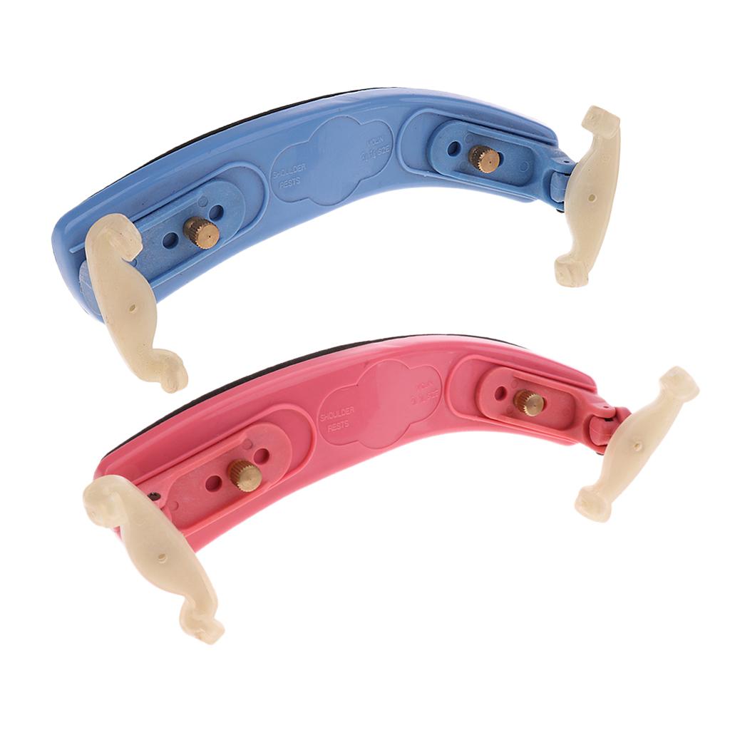 2pcs Adjustable Violin Shoulder Rest Pad Holder for 1/2 1/4 Violin