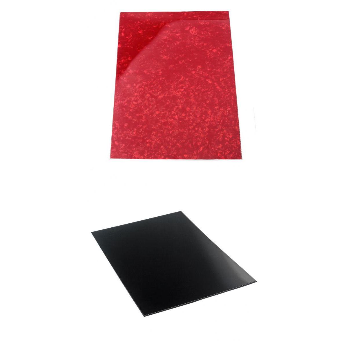 2 Pieces 3 Ply Guitar Pickguard Blank Material Scratch Plate Sheet