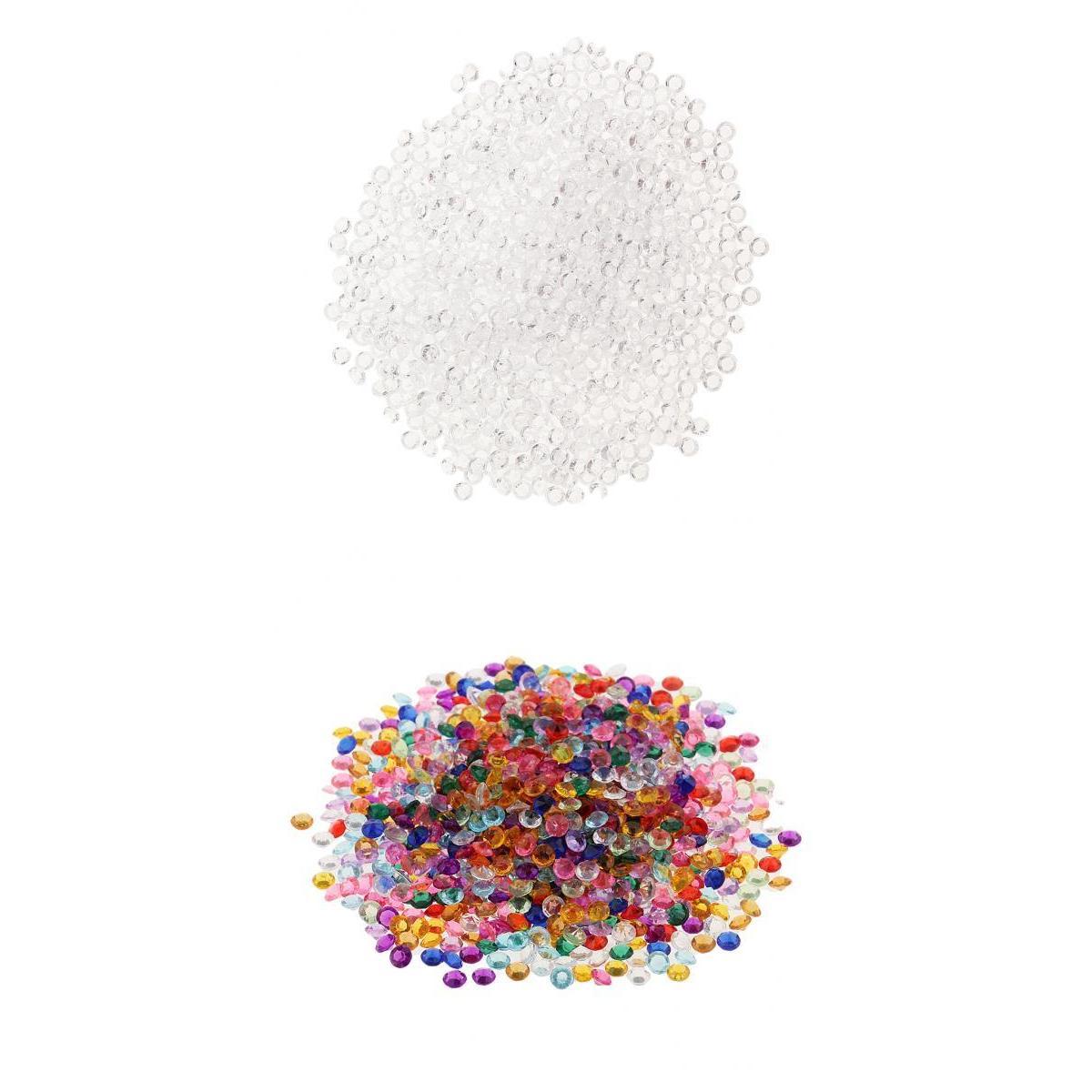 4000pcs Acrylic Crystal craft beads rhinestone jewelry making decorations