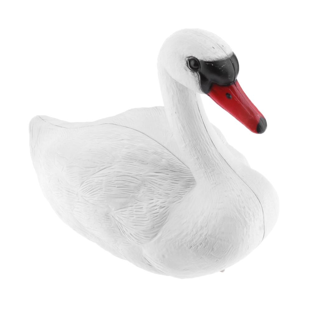 8X Plastic Floating Swan Decoy for Hunting &Fishing Garden Scarer Scarecrow