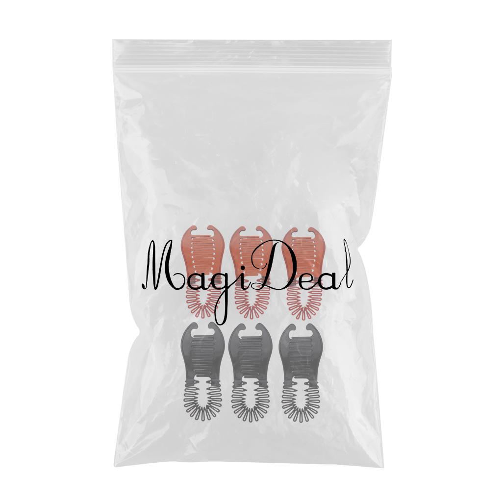 6pcs Updo Hairstyling Clip Bun Donut Twist Braid Ponytail Maker Accessories