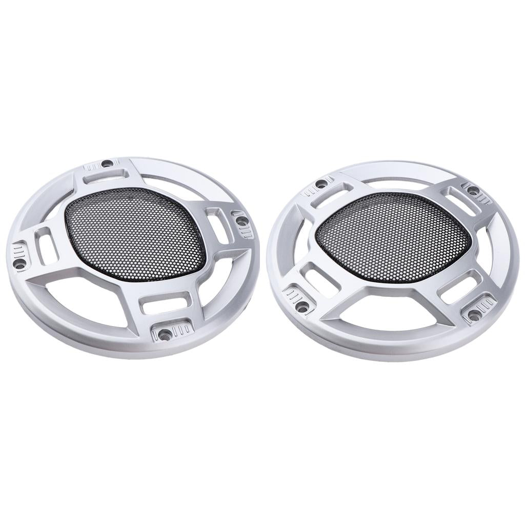 2Pcs Speaker Grills Cover Case with Screws for Loudspeaker 5 inch