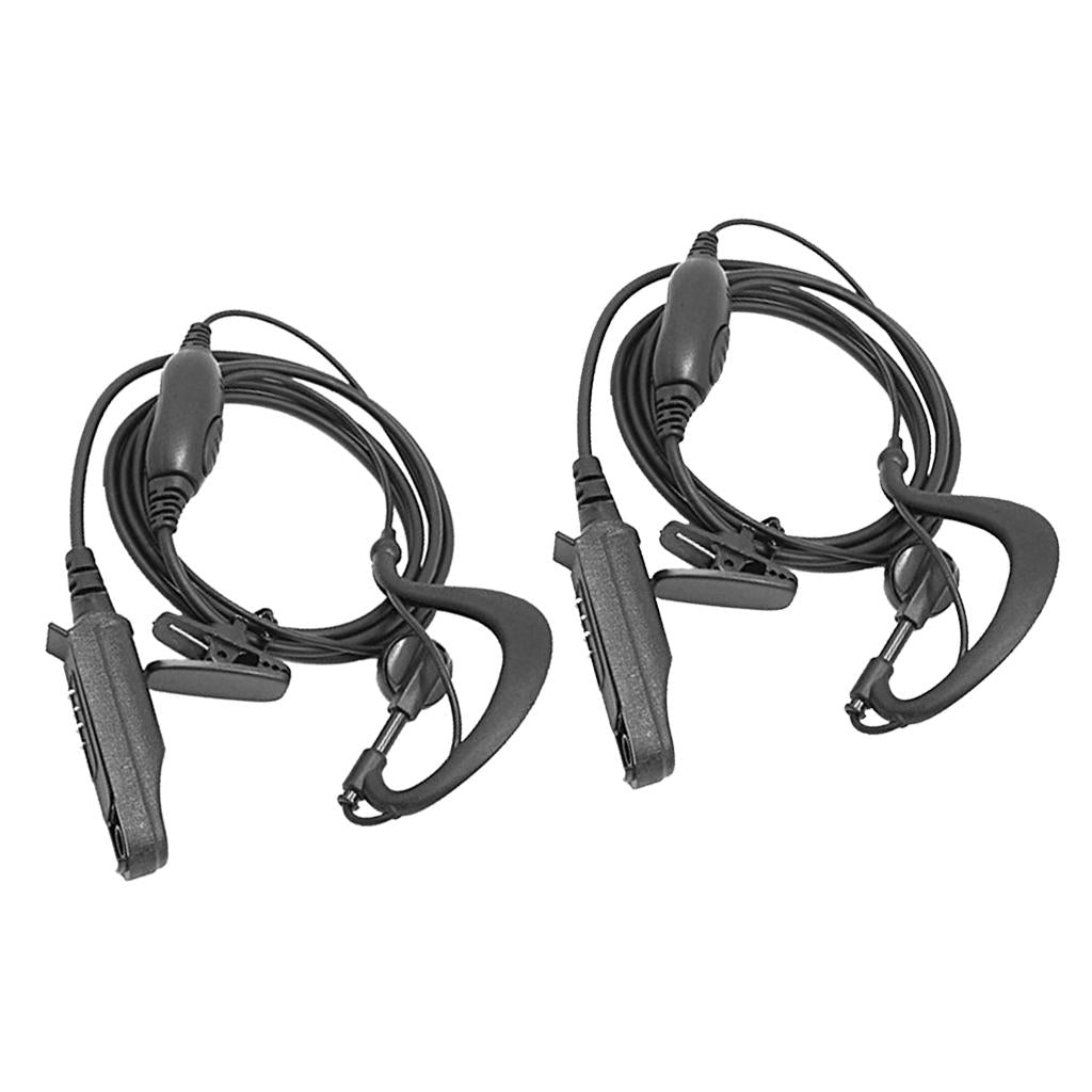 2Pieces Waterproof Headset Headphone Microphone for Baofeng BF-9700 BF-A58