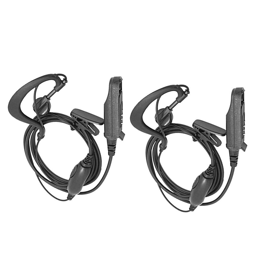 2Pieces Waterproof Headset Headphone Microphone for Baofeng BF-9700 BF-A58