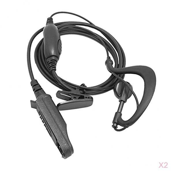 2Pieces Waterproof Headset Headphone Microphone for Baofeng BF-9700 BF-A58