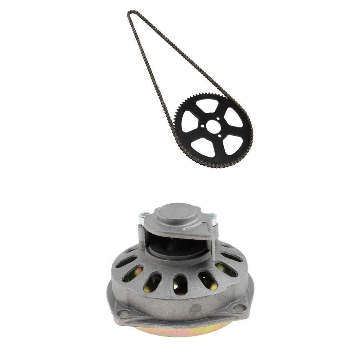Clutch Drum Bell Housing & 25H 68 Links Drive Chain & Sprocket for 49cc