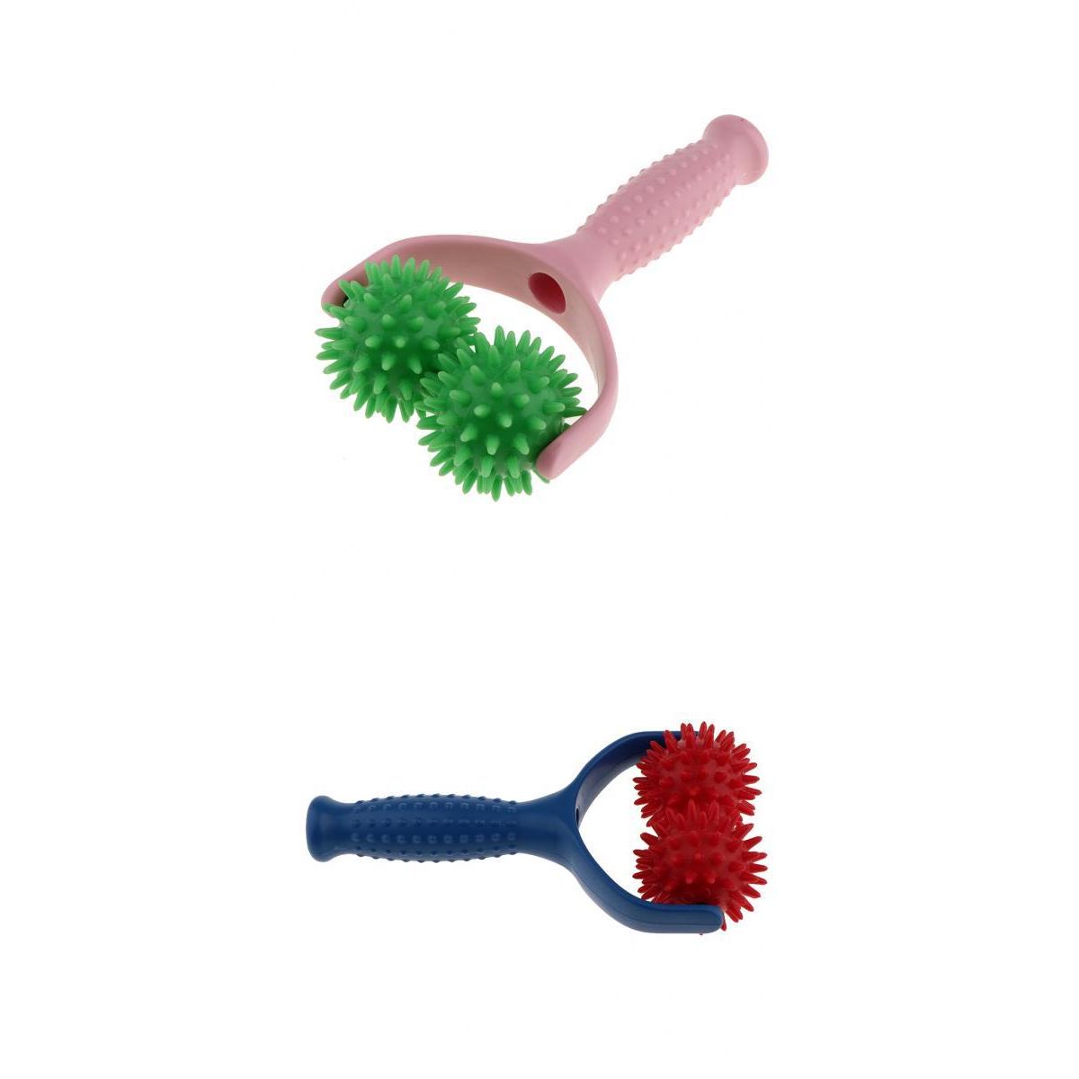 2 Pieces Acupuncture Spiky Massage Ball Shoulder Muscle Massager Tools