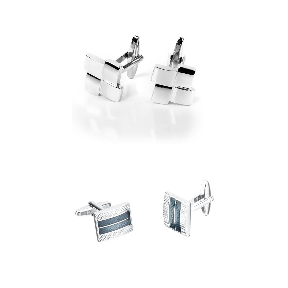 2 Pairs Classic Tuxedo Shirt Cufflinks For Men Business Wedding Cuff Links