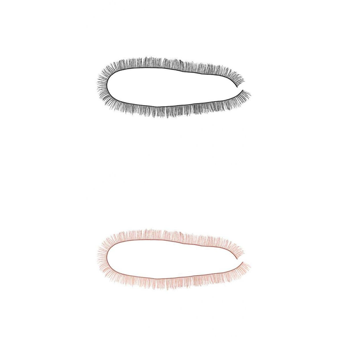 20 Pieces DIY Doll False Eyelashes Strips For BJD Dolls Makeup Accs 5mm