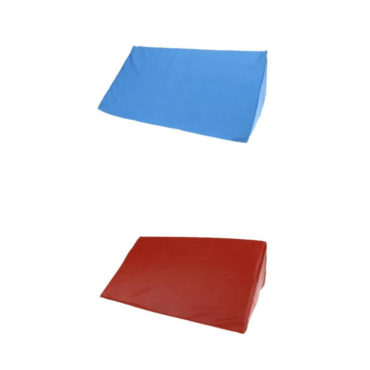 2Pcs Bedridden Triangle Pillows Body Support Wedge Cushion Removable Cover