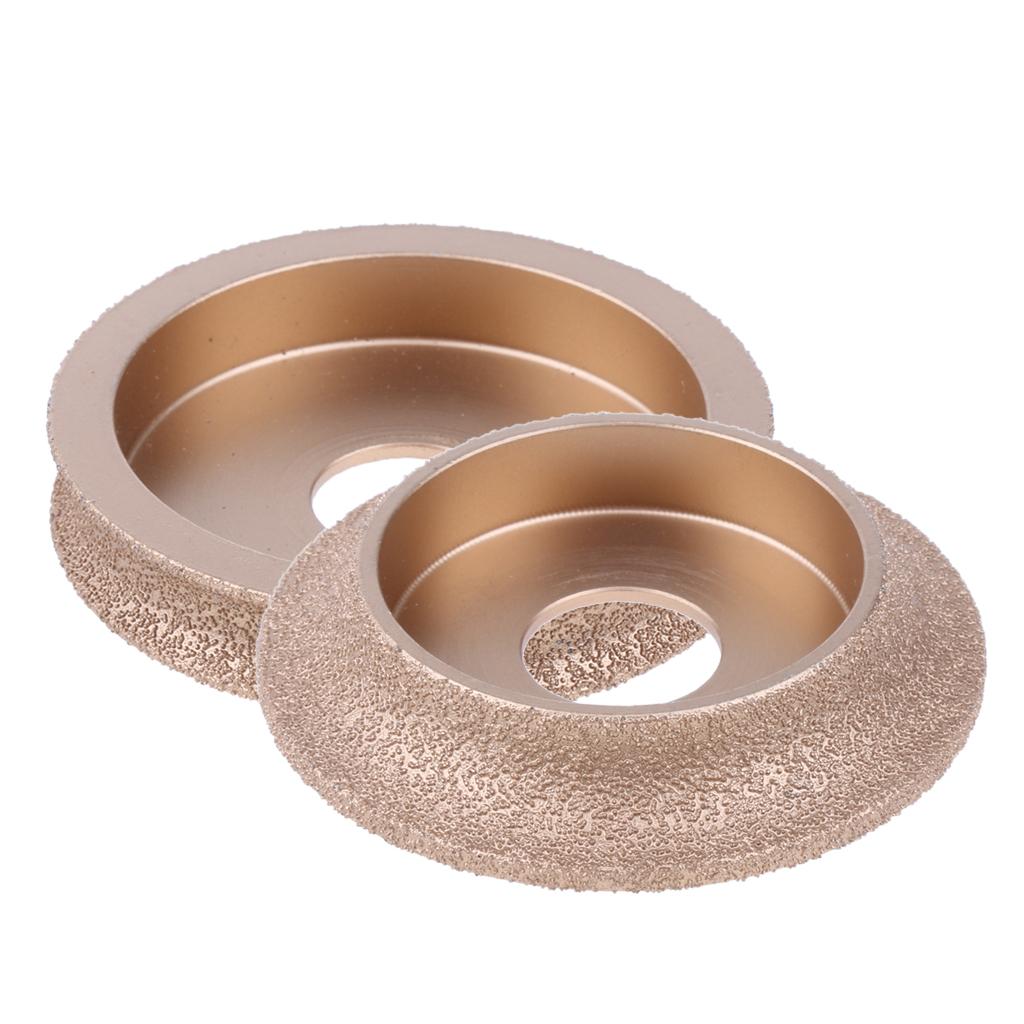 2 Pieces Diamond Profile Wheel Grinding Wheel for Angle Grinder