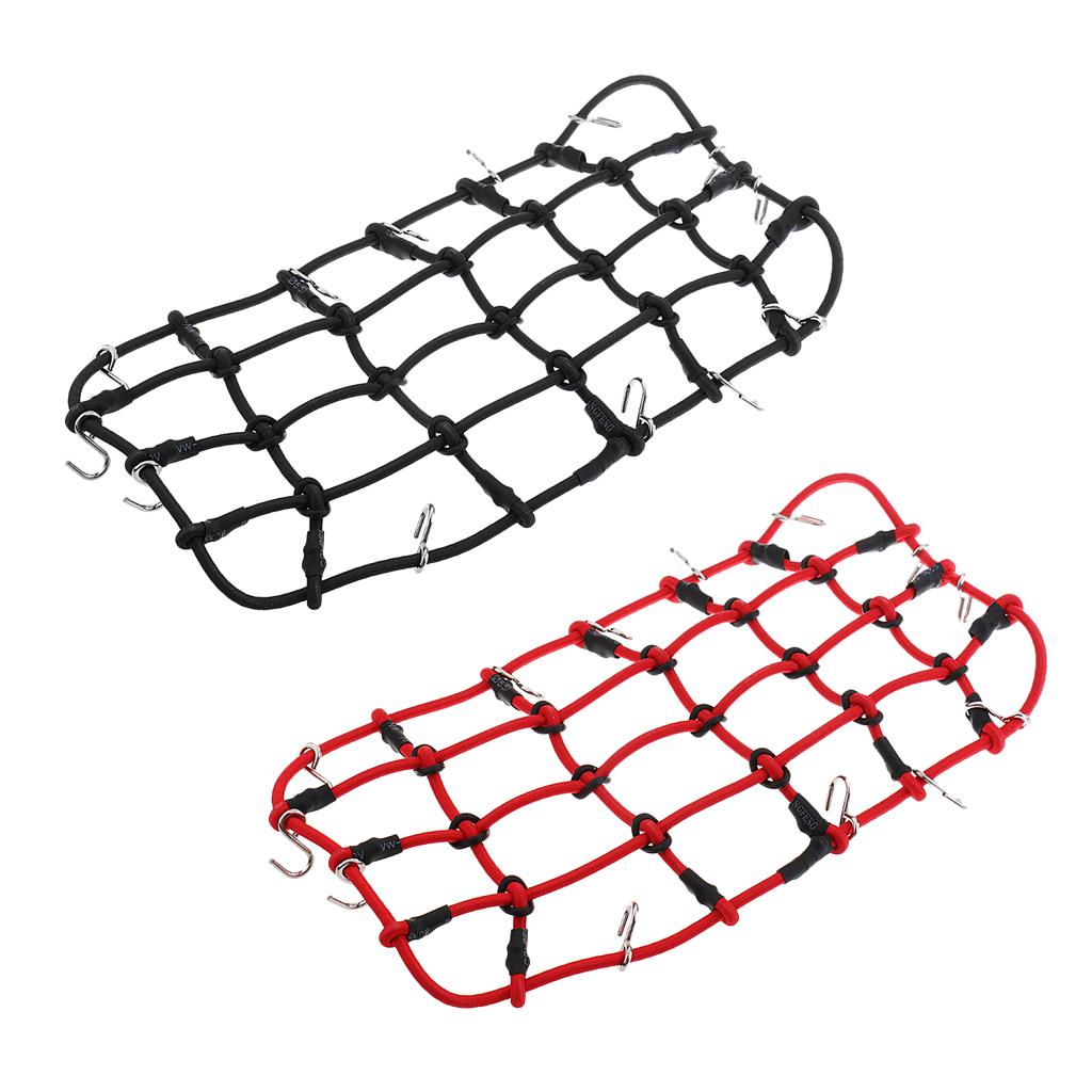 1/10 1/8 RC Model Cars Rubber Luggage Net for Axial SCX10 D90 TRX4