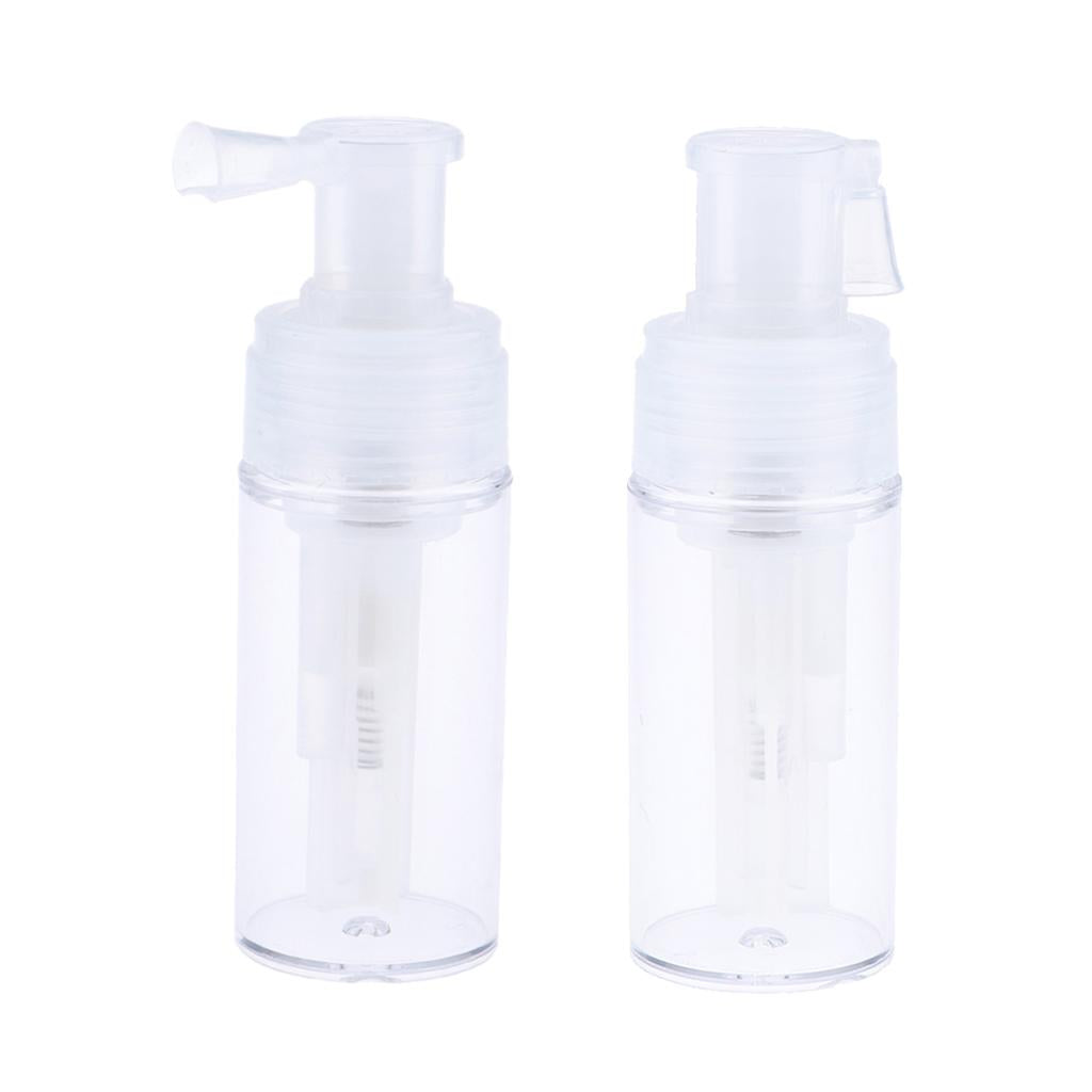 2x Empty Refillable and Reuseable Powder Spray Bottle Cosmetic Bottles 110ml