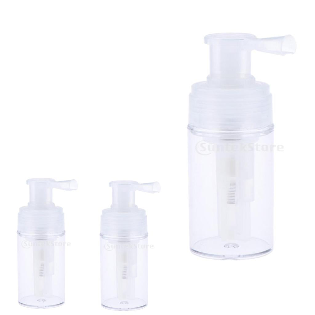 3x Empty Refillable and Reuseable Powder Spray Bottle Cosmetic Bottles 110ml
