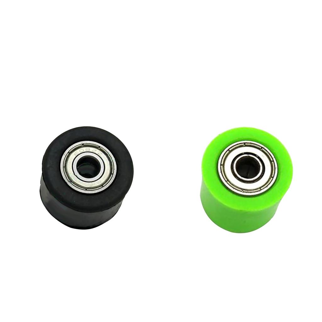 2pcs Chain Roller Tensioner Pulley Wheel Guide for CRF YZF RMZ KLX