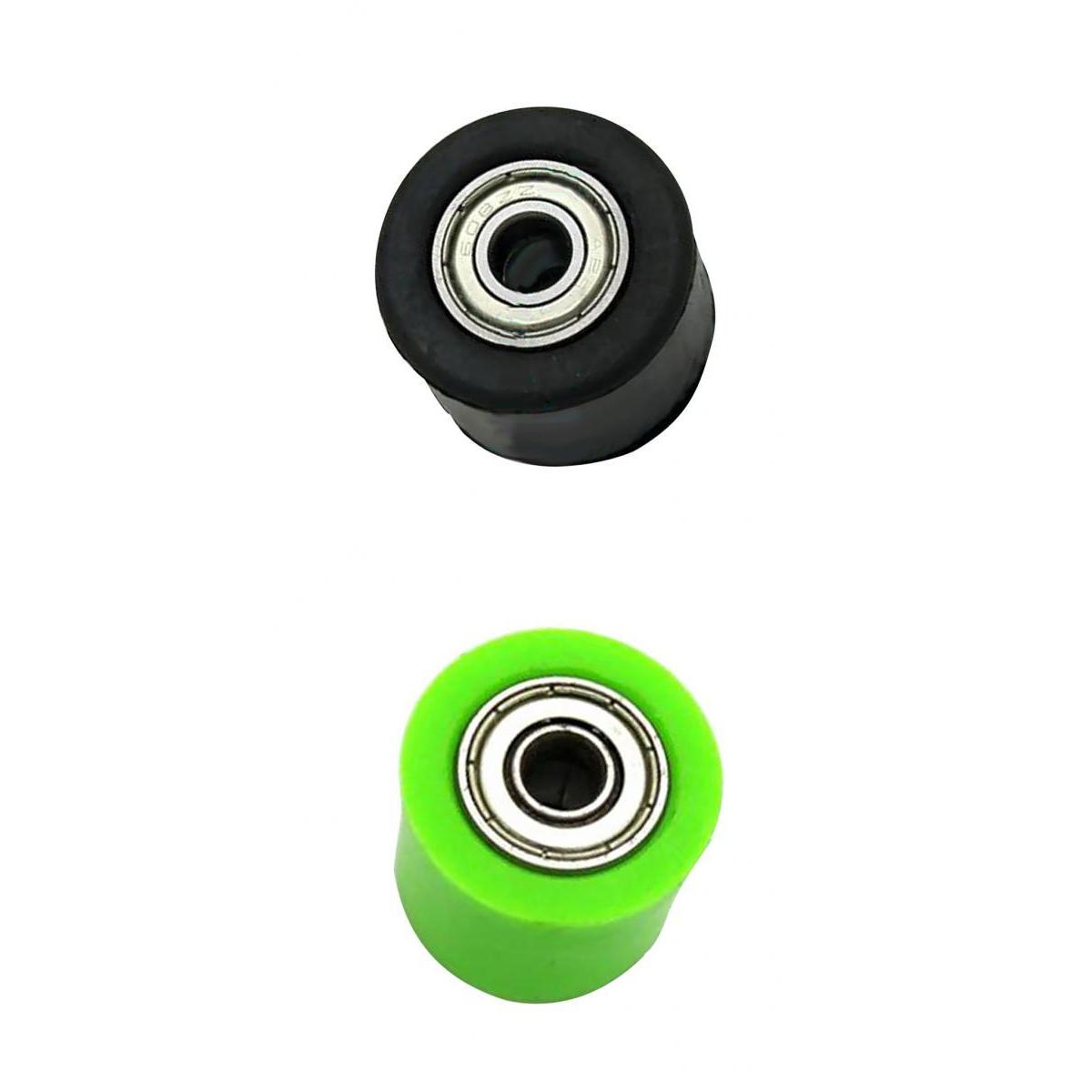 2pcs Chain Roller Tensioner Pulley Wheel Guide for CRF YZF RMZ KLX