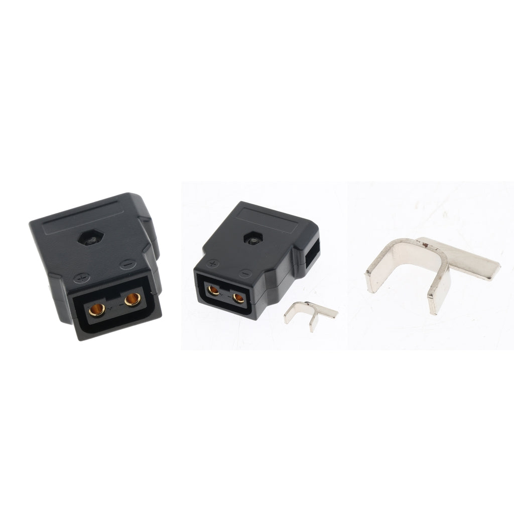 2x D-Tap Type B Female Rewirable DIY Socket Plug for V-mount Anton Battery