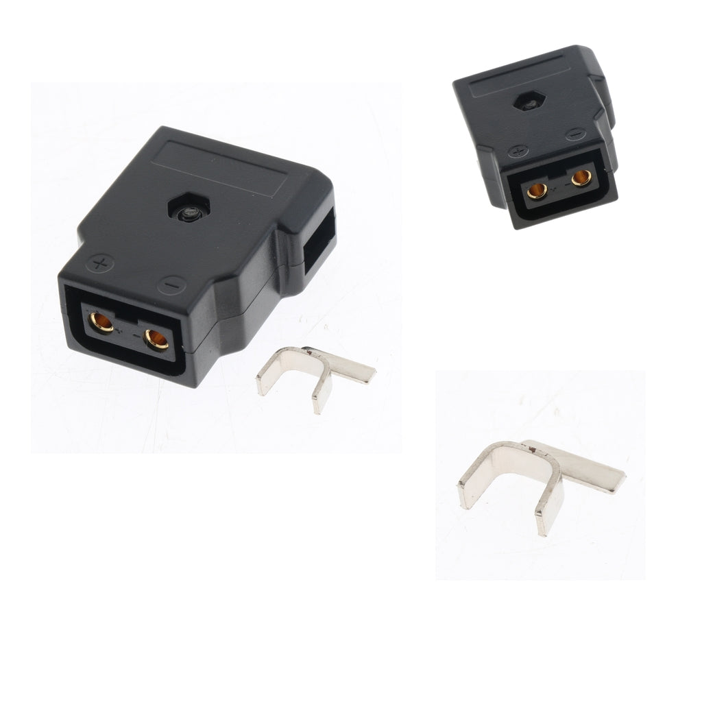 2x D-Tap Type B Female Rewirable DIY Socket Plug for V-mount Anton Battery