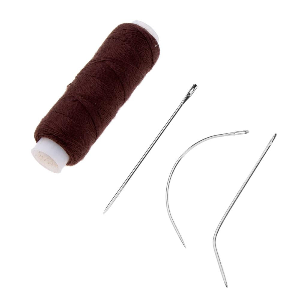 6pcs Cotton Hair Track Weft Weaving Sewing Decor Thread for Hair Extension