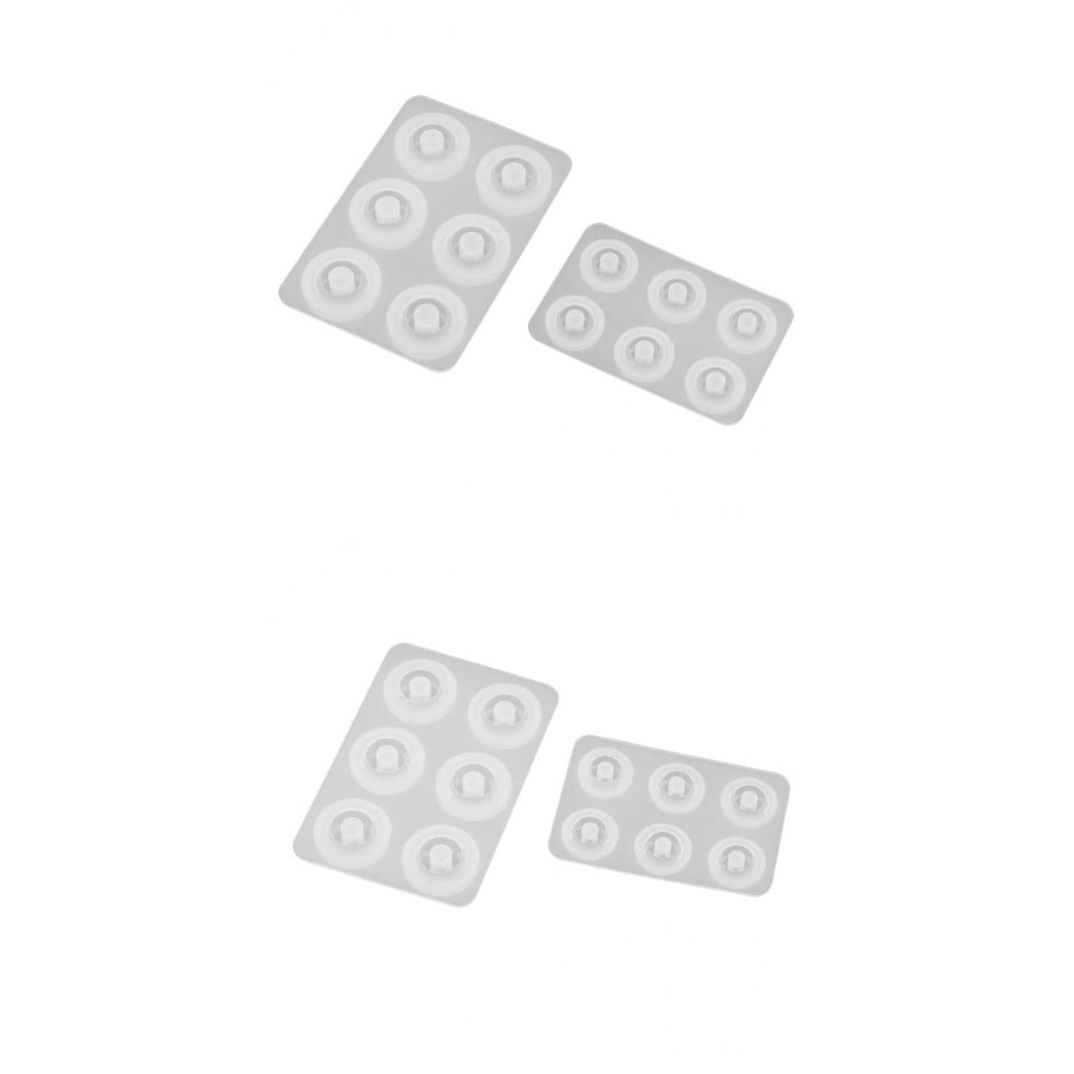 4 Pack Silicone Beads Mold Mould Resin Jewelry Making Pendant Craft DIY Tool