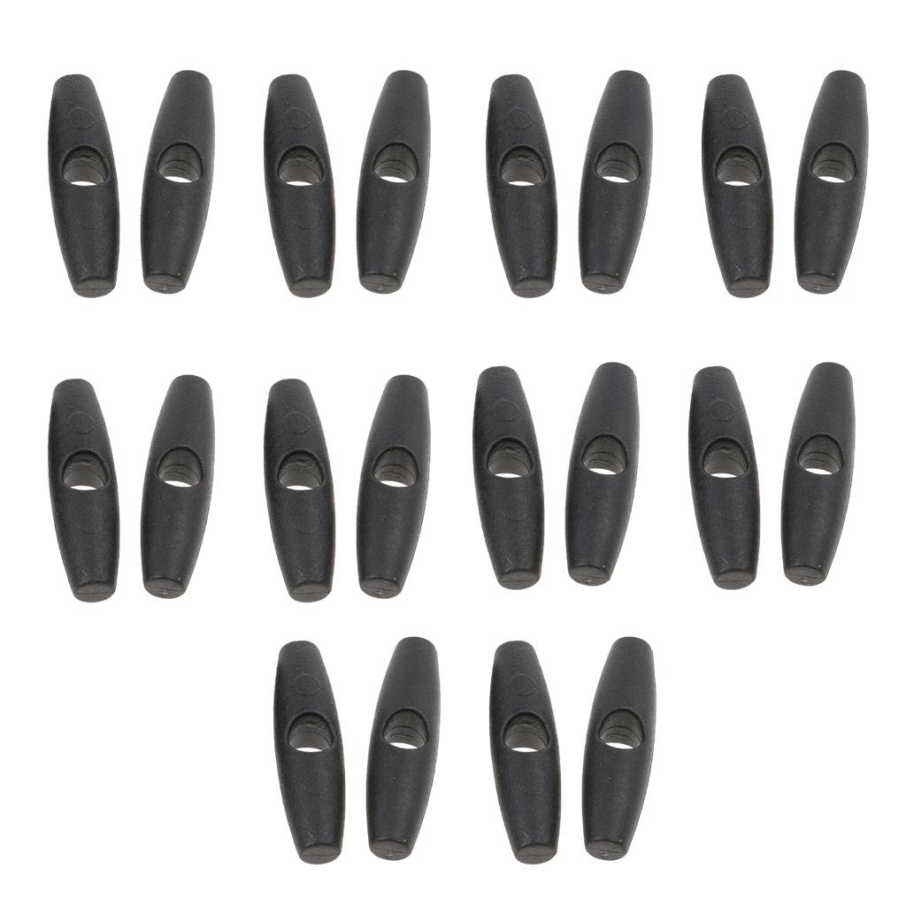 20x Camping Awning Tent Fly Roll Up Buckle Tent Inner Duffle Toggle Stopper
