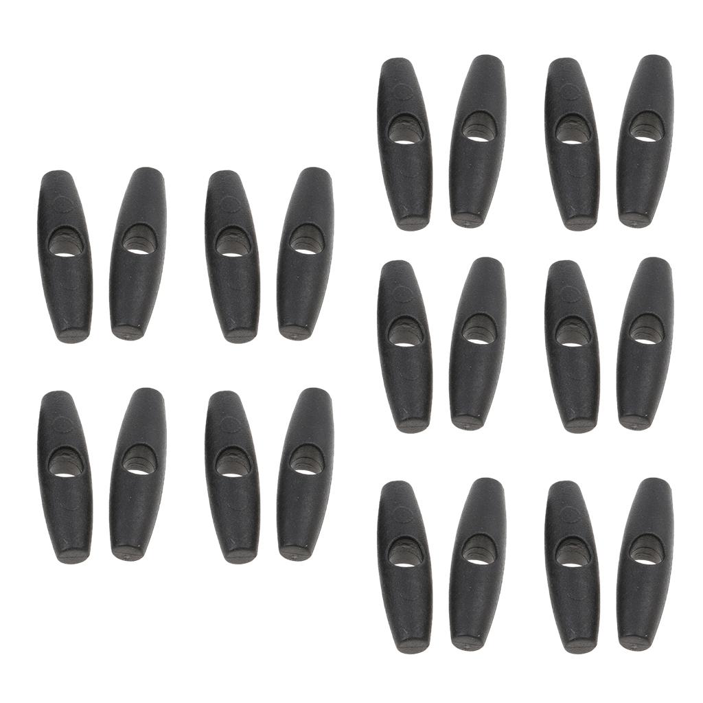 20x Camping Awning Tent Fly Roll Up Buckle Tent Inner Duffle Toggle Stopper