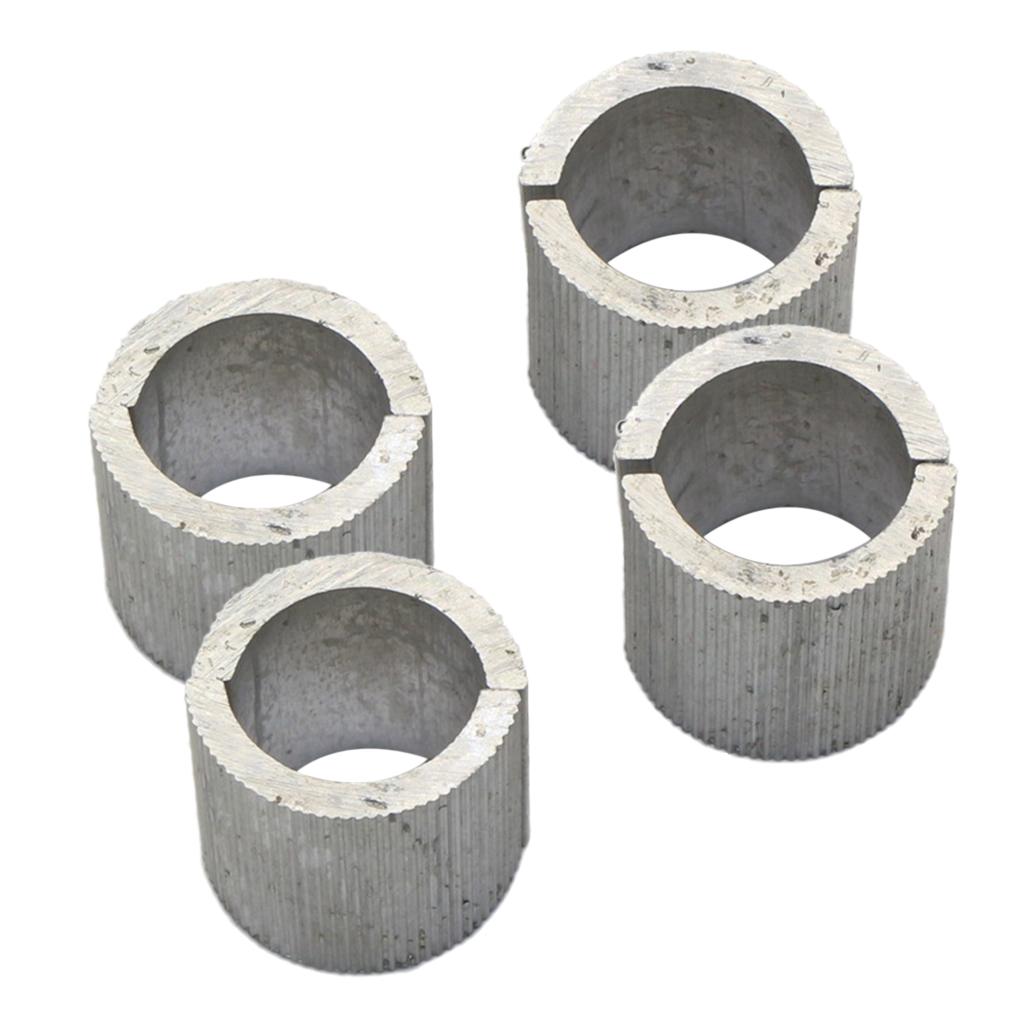 16pcs 7/8 Handlebars to 1" Mounts Risers Clamps Conversion Shims Spacers "