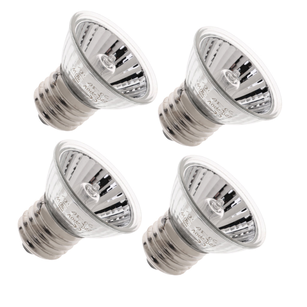 4 Pcs Pet Uva Uvb Reptile Heating Calcium Lamp Sunlamps Basking Bulb 50W