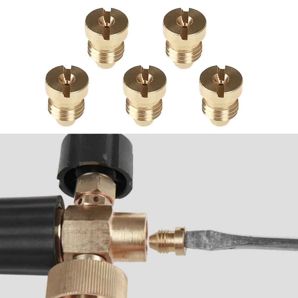 5Pcs 1.1mm Brass Nozzle Tip for Professional Foam Nozzle Generator