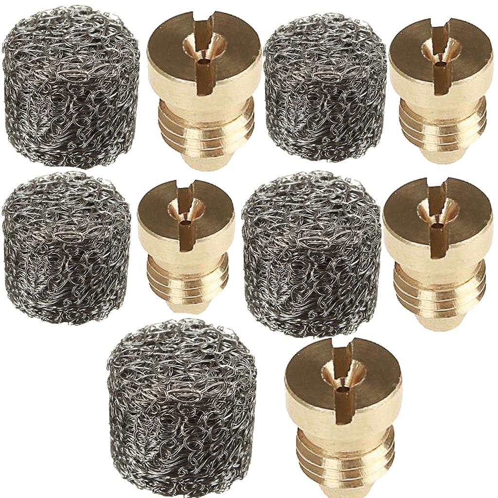 10Pcs Snow Foam Lance Mesh Gauze Filter Foam Nozzle Generator 1.1mm Brass