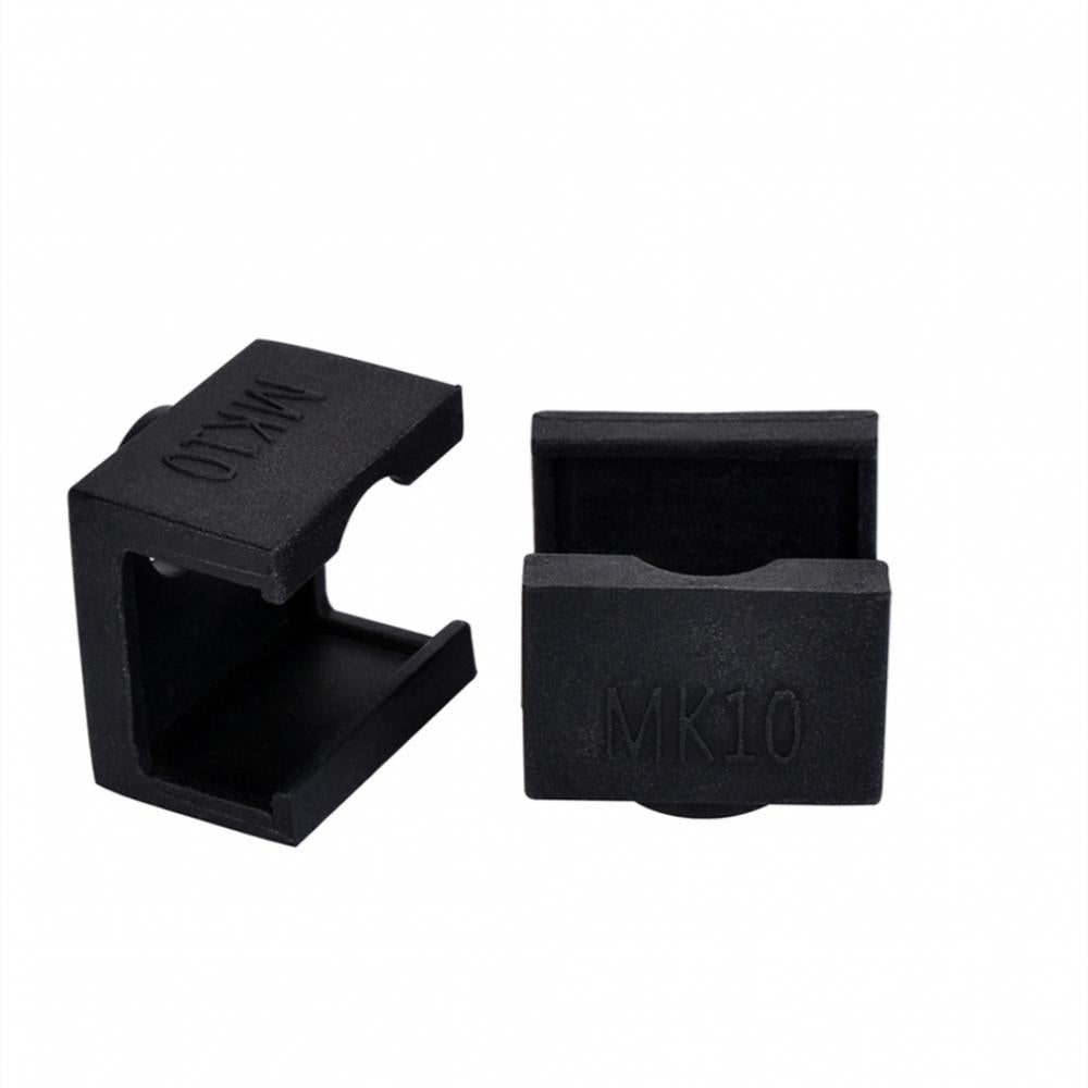 2Pcs 3D Printer Heater Block Silicone Protective Case Cover Socks for MK10
