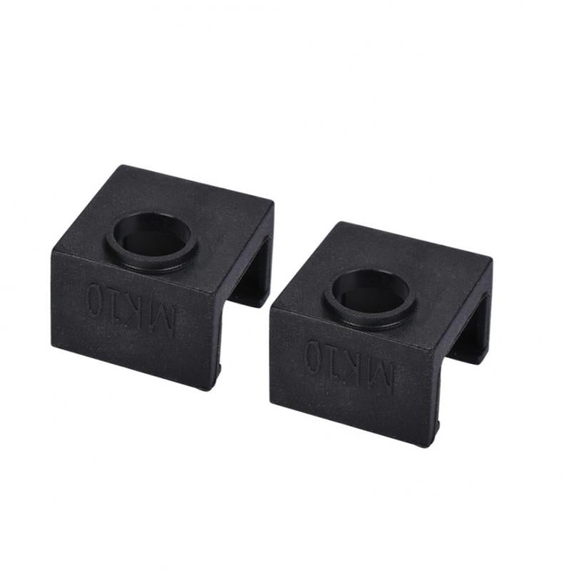 2Pcs 3D Printer Heater Block Silicone Protective Case Cover Socks for MK10