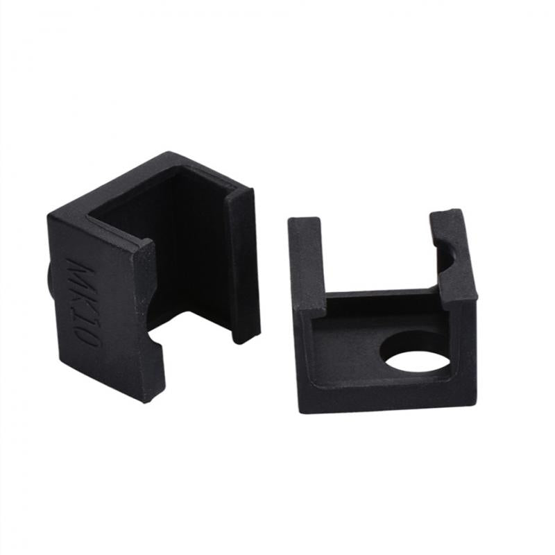 2Pcs 3D Printer Heater Block Silicone Protective Case Cover Socks for MK10