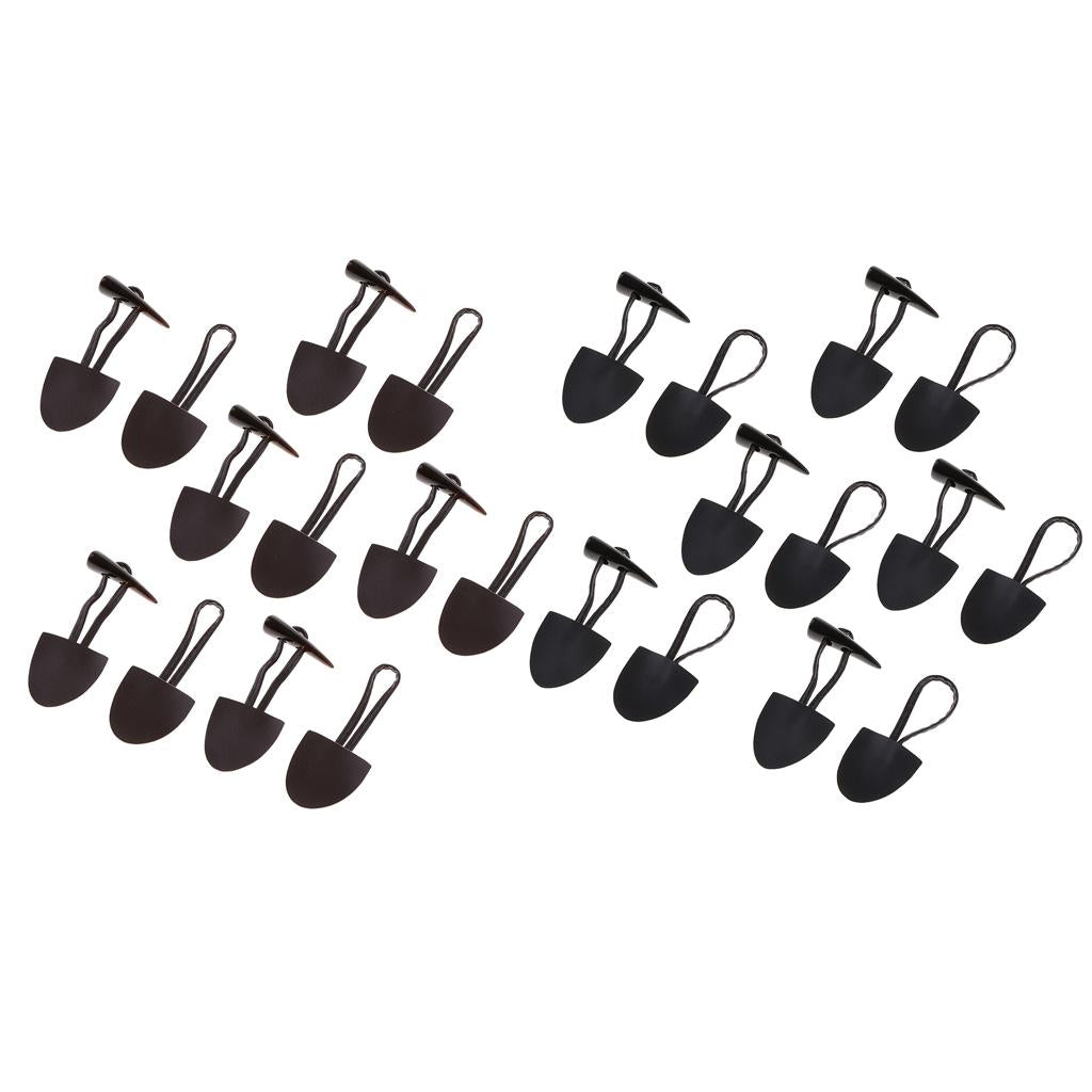 12 Pairs Horn Leather Toggle Buttons for Coat Jacket Duffle DIY Sewing