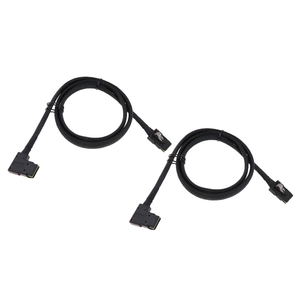 2xMini SAS Cable 36PIN SFF8087 To 8087 SAS HDD Hard Drive Adapter Cable 70cm