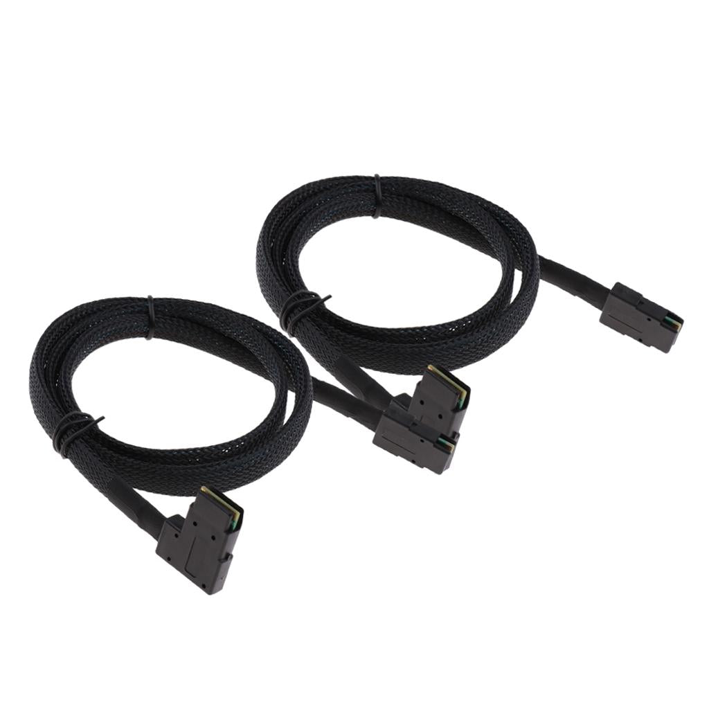2xMini SAS Cable 36PIN SFF8087 To 8087 SAS HDD Hard Drive Adapter Cable 70cm